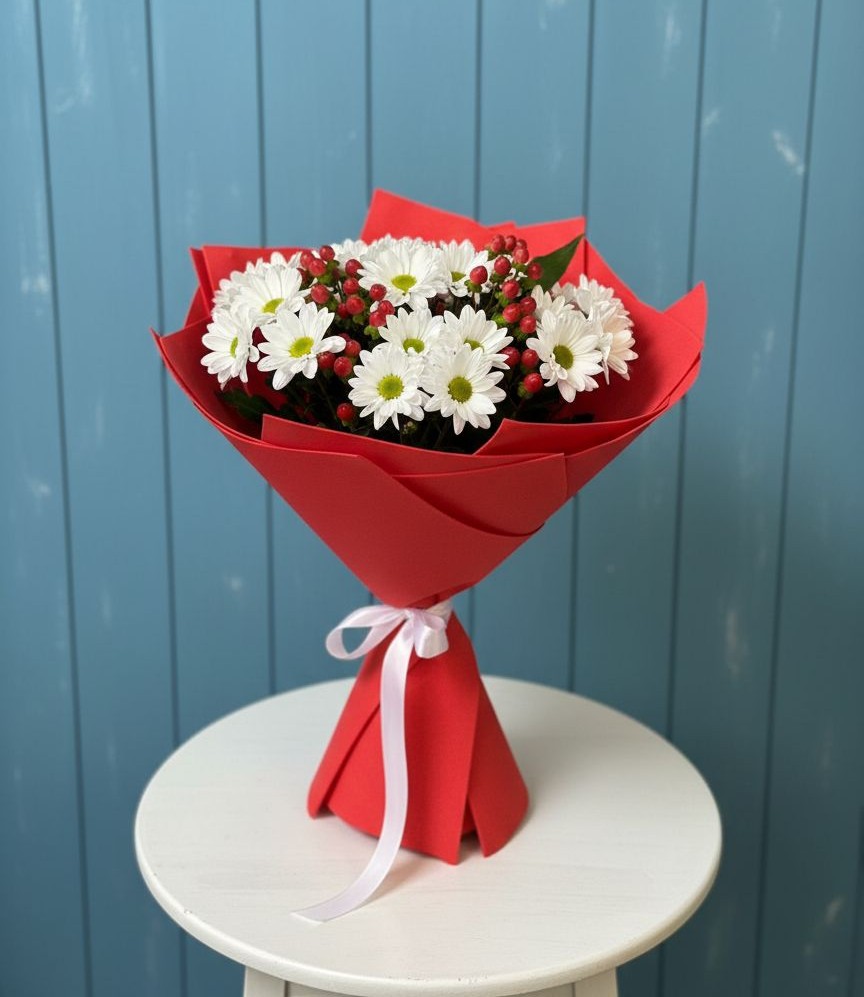 Букет цветов из: Хризантемы в Семёнове