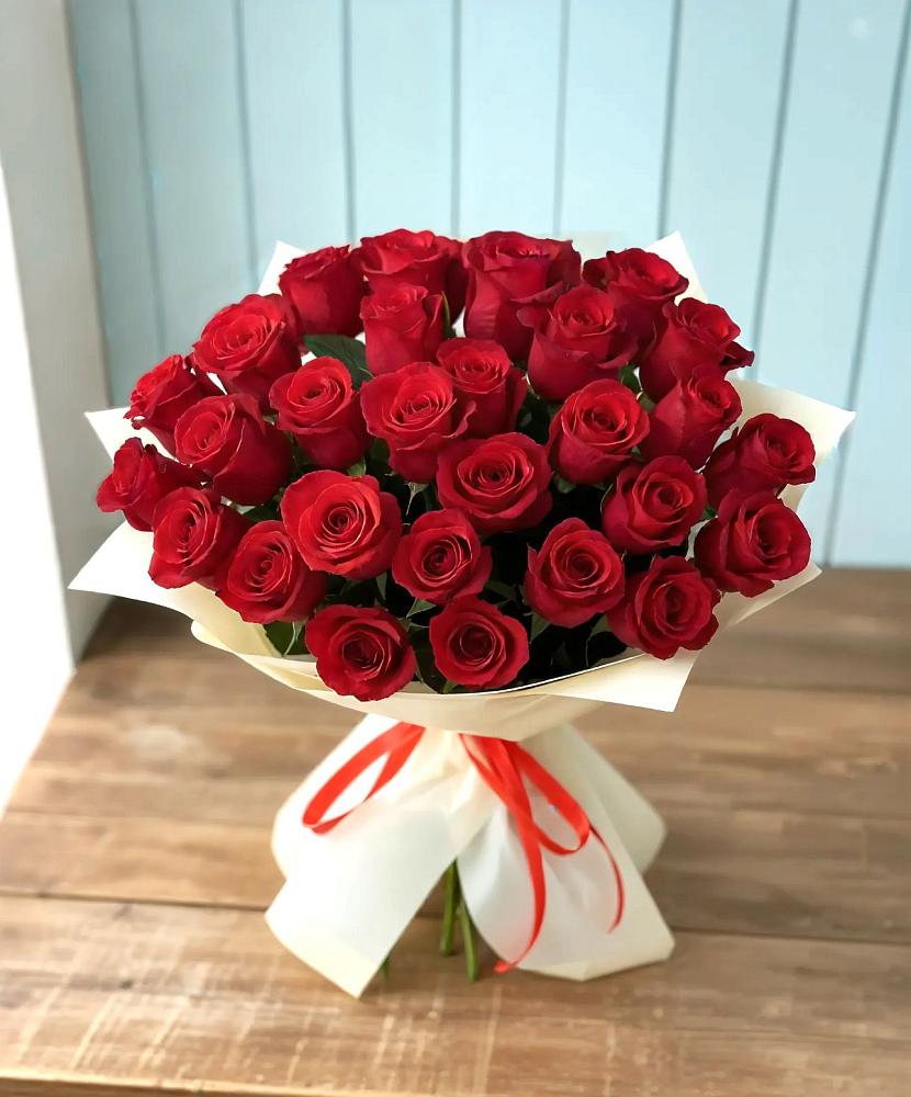 Букет 29 Красных роз в Семёнове