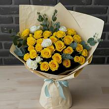 Букет цветов из:  Розы в Семёнове