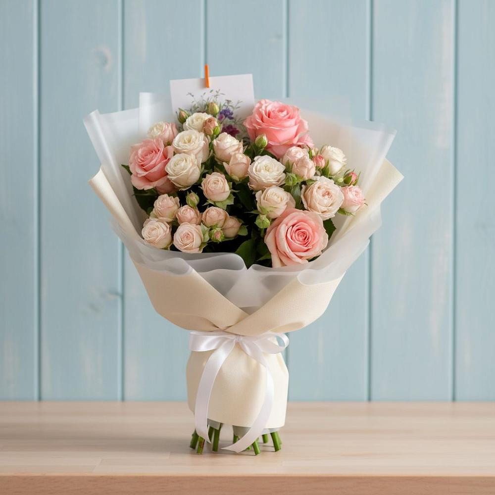 Букет цветов из: Розы в Семёнове