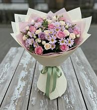 Букет цветов из:  Розы и Хризантемы в Семёнове