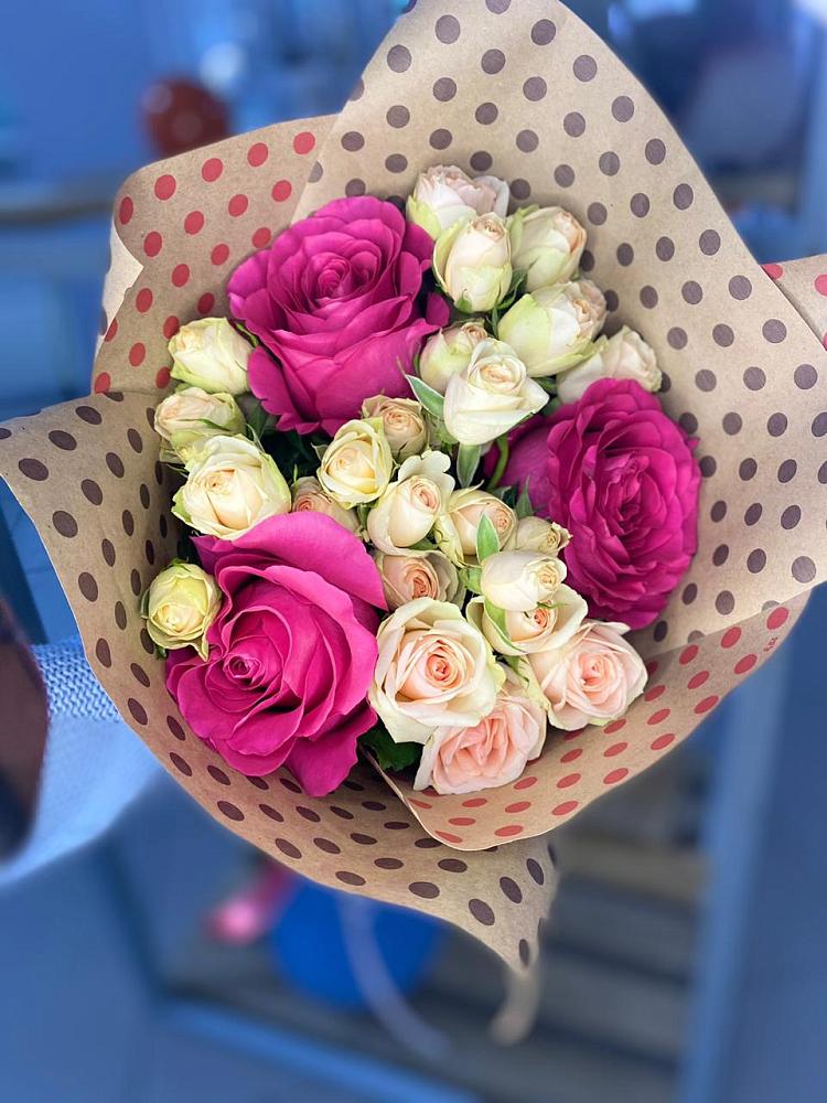 Букет цветов из: Розы в Семёнове