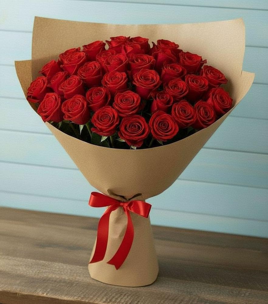 Букет Красные розы Милано в Семёнове