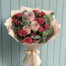 Букет цветов из:  Гвоздики и Розы #REPLACE_PRED# Семёнове
