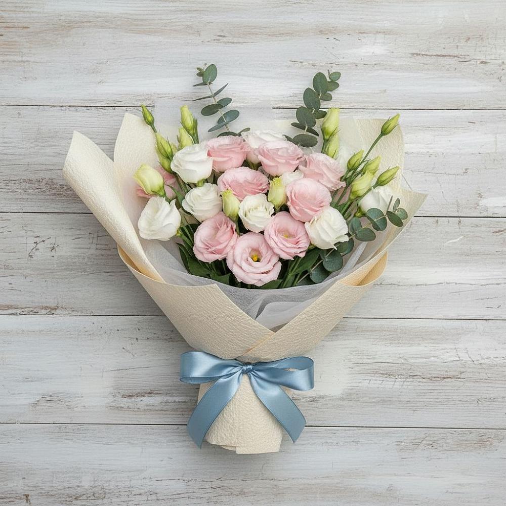 Букет цветов из: Лизиантусы в Семёнове